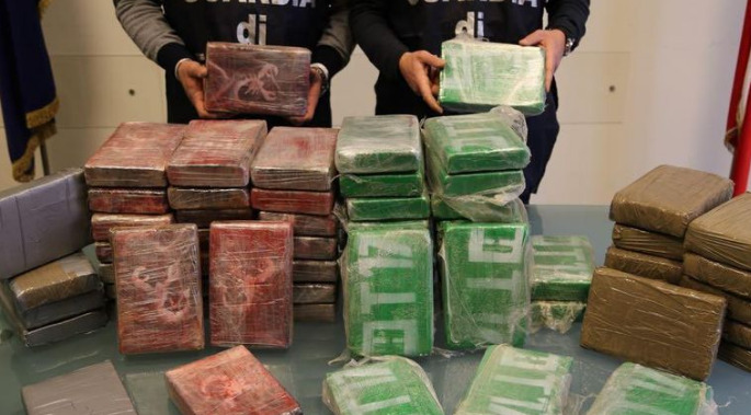 Во Италија се уапсени 27 лица: запленети 36 килограми кокаин