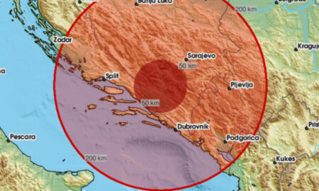 Силен земјотрес ја погоди БиХ, се стресе и Далмација: „Силен шок, траеше долго“