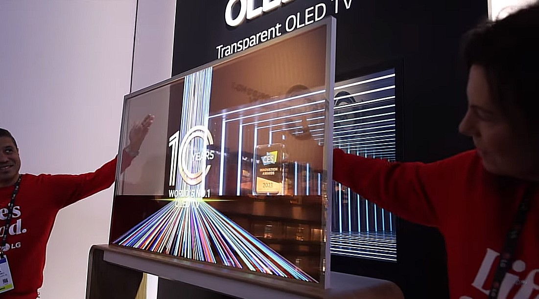 ВИДЕО: LG носи проѕирни OLED телевизори во домовите на корисниците