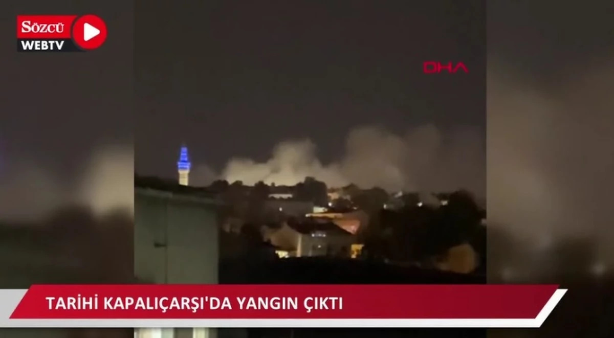 (Видео) Голем пожар во Истанбул: Се запали Капали чаршија!