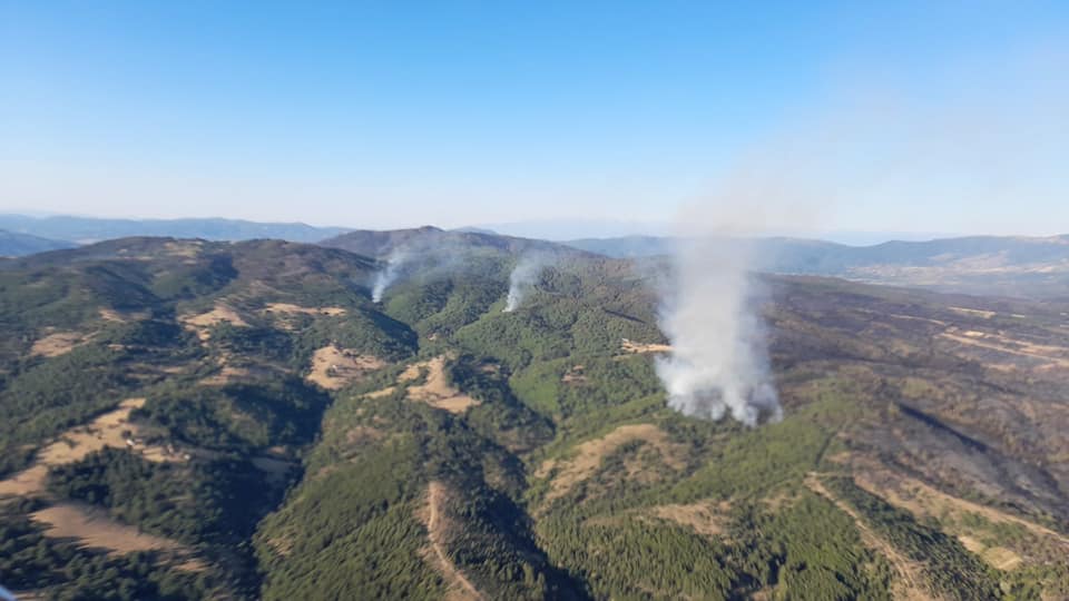 Пожарникарите изгаснаа шест пожари на отворен простор