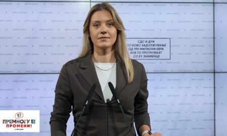 (Видео) Митева: СДС и ДУИ со ново задолжување од 190 милиони евра кое го протнуваат со ЕУ знаменце