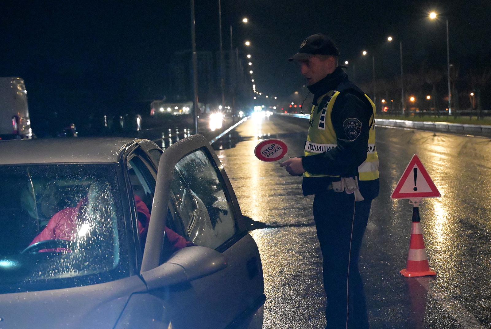 Казни за 233 возачи во Скопје, 36 за брзо возење