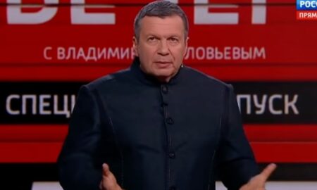 (Видео) Пропагаторот на Путин: Западот се подготвува за голема војна со Русија