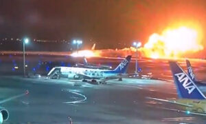 (Видео) Моментот на експлозијата на авионот во Токио